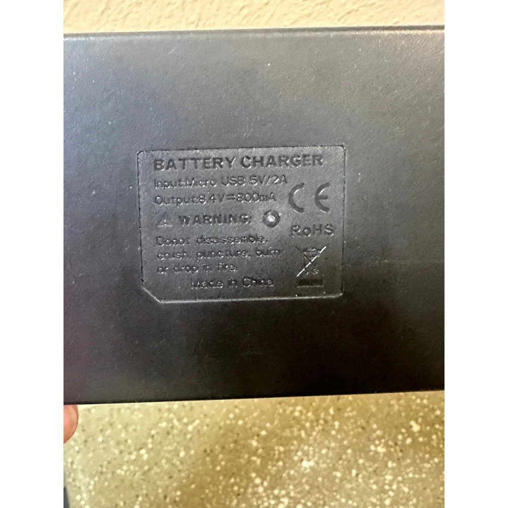 BESTON Battery Charger USB 5V/2A Output 8.4V 800mA‎ Black
